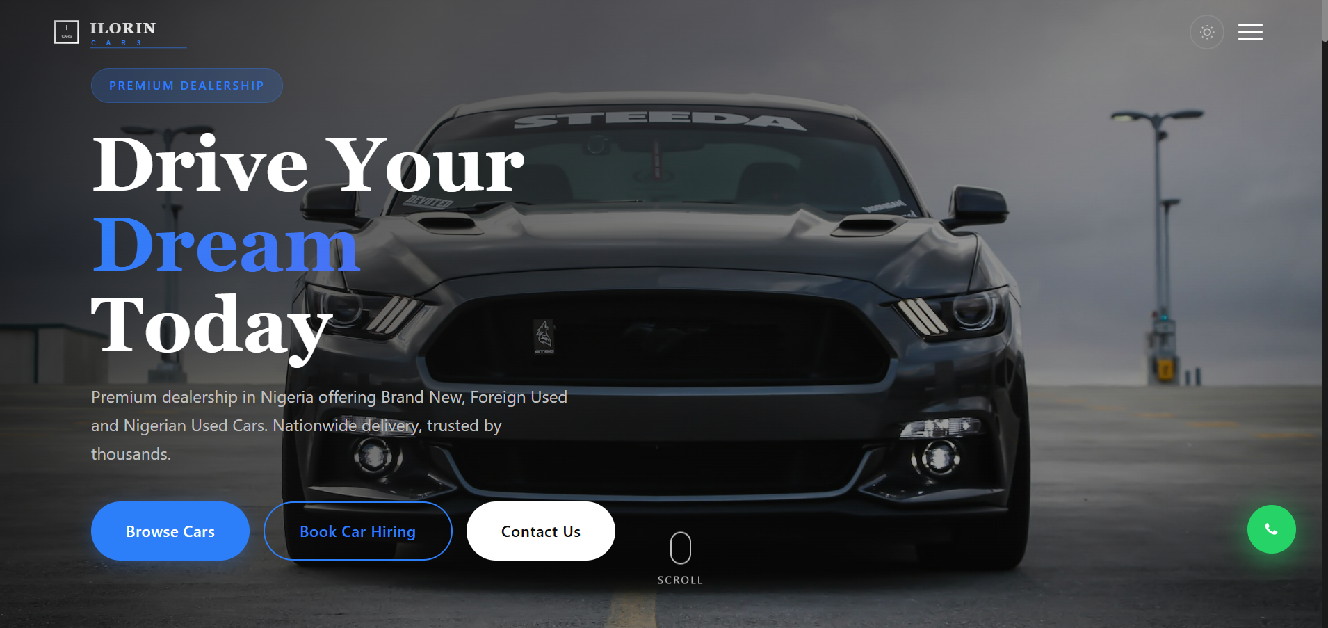 E-commerce website preview